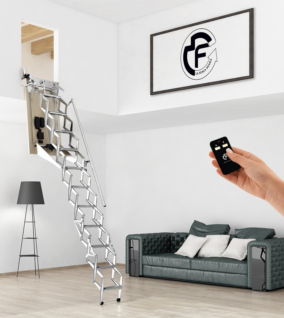 Electric Wall Mount Attic Ladder